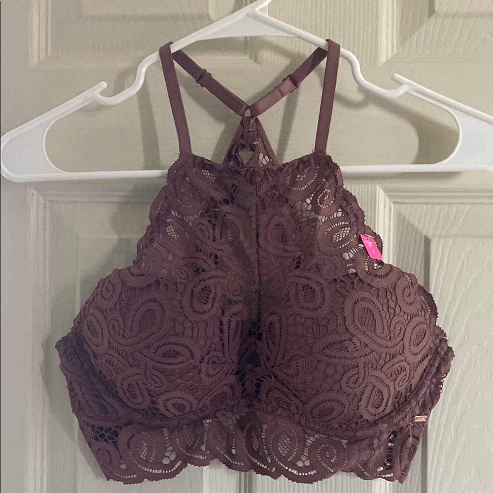 PINK Victoria's Secret Lace Halter Bra